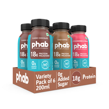 18g protein milkshake - variety pack