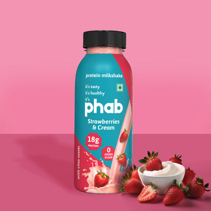 strawberries & cream - 18g protein (pack of 6)
