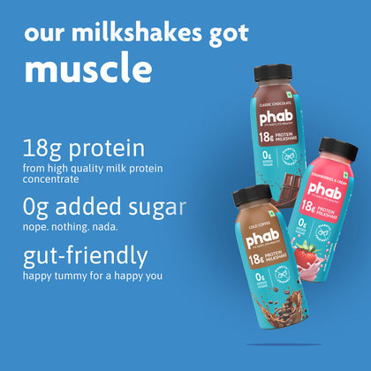 18g protein milkshake - variety pack