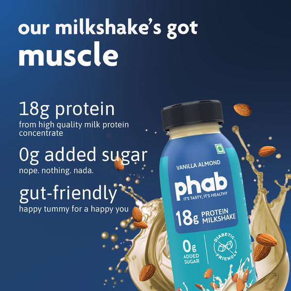 18g protein milkshake - vanilla almond