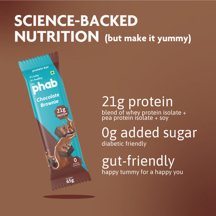chocolate brownie - 21g protein (pack of 6)
